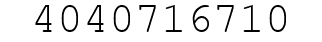 Number 4040716710.