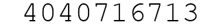 Number 4040716713.