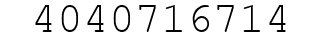 Number 4040716714.