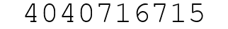 Number 4040716715.