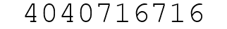Number 4040716716.