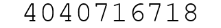 Number 4040716718.