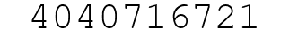 Number 4040716721.