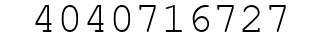 Number 4040716727.