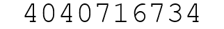 Number 4040716734.