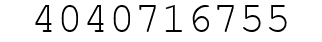 Number 4040716755.