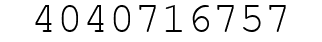 Number 4040716757.