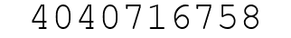 Number 4040716758.