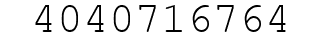 Number 4040716764.