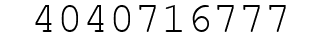 Number 4040716777.