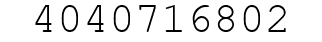 Number 4040716802.