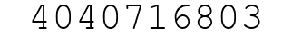 Number 4040716803.