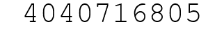 Number 4040716805.