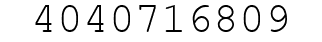 Number 4040716809.