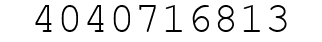 Number 4040716813.