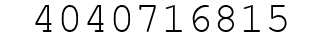 Number 4040716815.