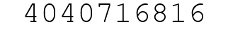 Number 4040716816.