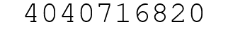Number 4040716820.