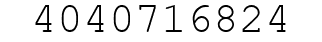 Number 4040716824.