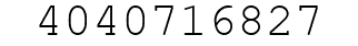 Number 4040716827.