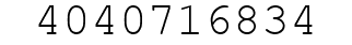 Number 4040716834.
