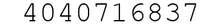 Number 4040716837.