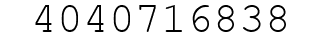 Number 4040716838.