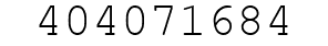 Number 404071684.