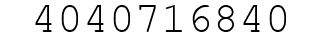 Number 4040716840.