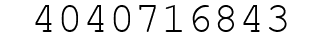Number 4040716843.