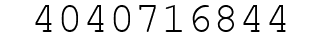Number 4040716844.