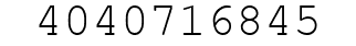 Number 4040716845.