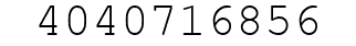 Number 4040716856.