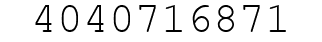 Number 4040716871.