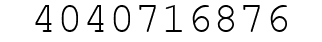 Number 4040716876.