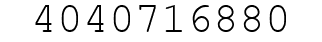 Number 4040716880.