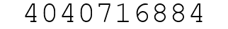 Number 4040716884.