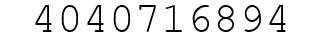 Number 4040716894.