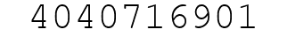 Number 4040716901.