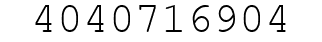 Number 4040716904.