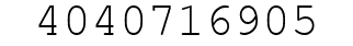 Number 4040716905.
