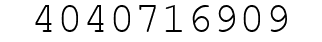 Number 4040716909.