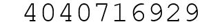 Number 4040716929.