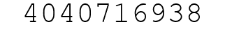 Number 4040716938.