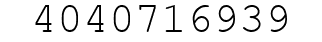 Number 4040716939.
