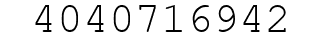 Number 4040716942.