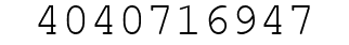 Number 4040716947.