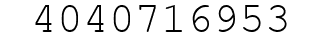 Number 4040716953.