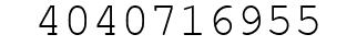 Number 4040716955.