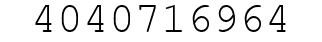 Number 4040716964.